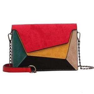 New Small Multicolor Crossbody Bag.